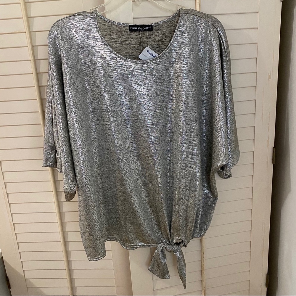 NWT Silver top